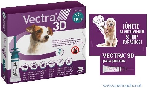 VECTRA 3D Pipetas Antiparasitarias para Perros